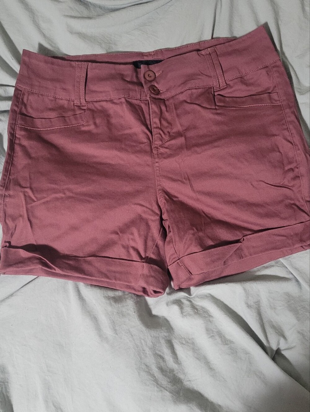 Torrid High-Waist Mauve Pink Rolled-Hem Women's Shorts Sz10